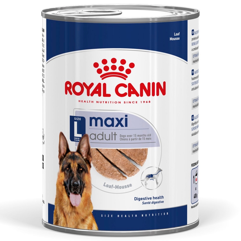 Royal Canin Maxi Adult Mousse - 48 x 410 g - Pack Ahorro - Image 1