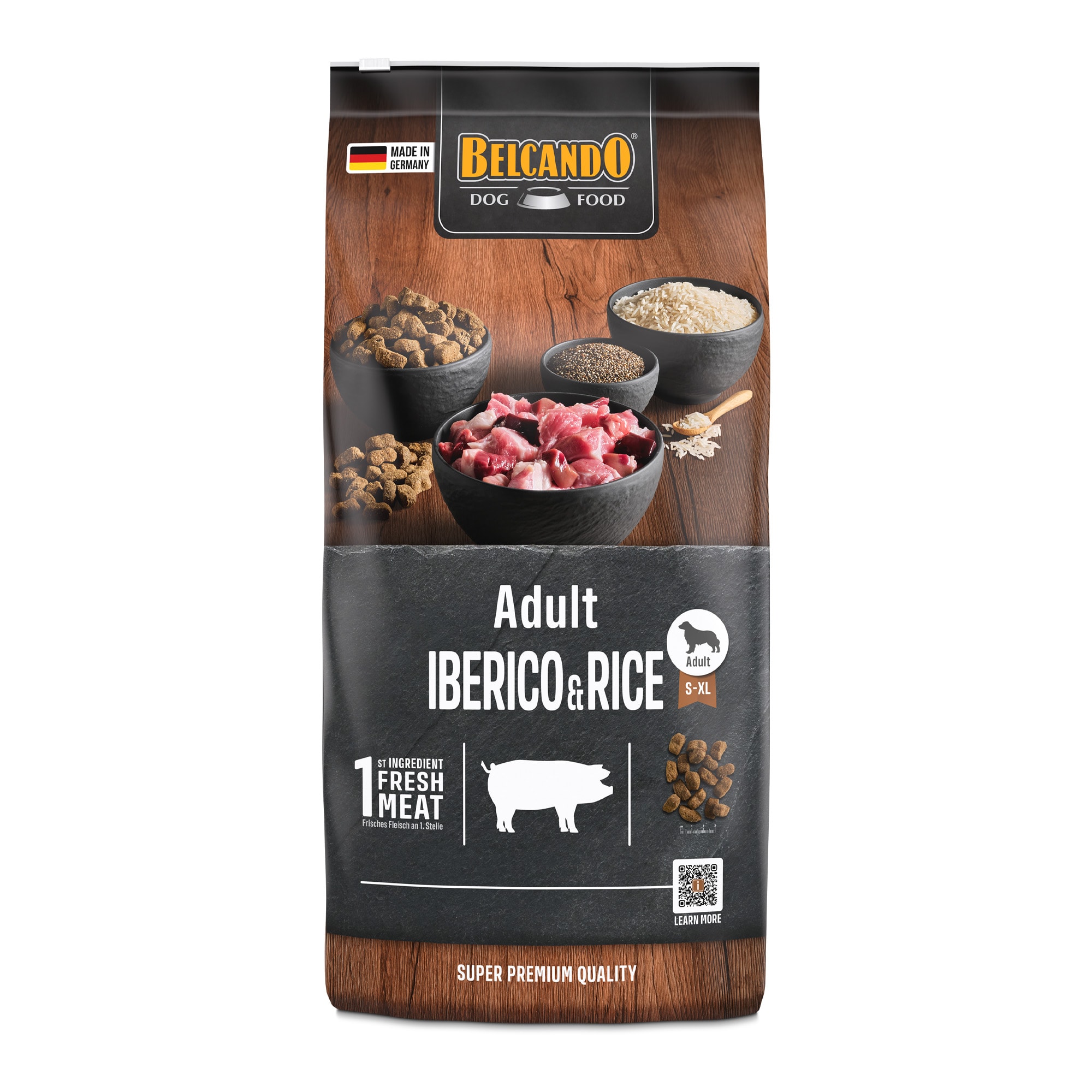 Belcando Adult con cerdo ibérico y arroz pienso para perros - 12,5 kg - Image 1