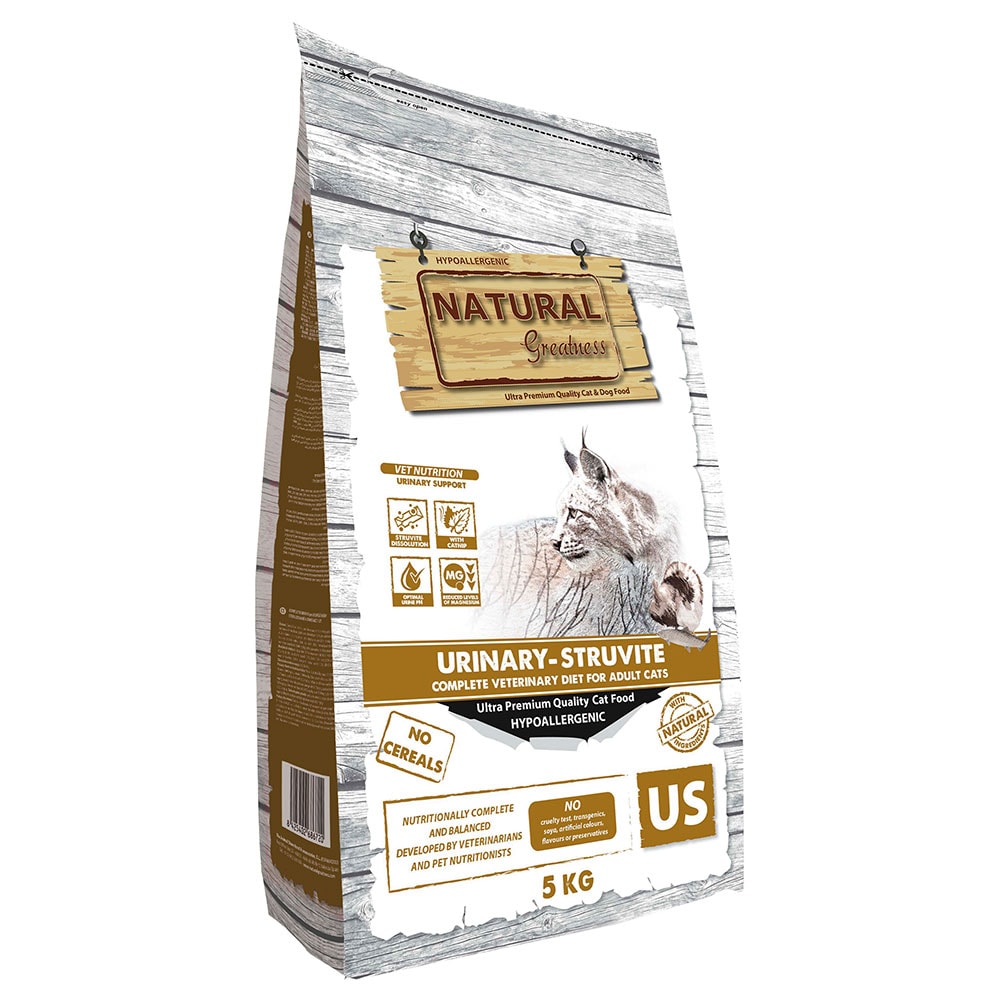 Natural Greatness Diet Vet Urinary Struvite pienso para gatos - 5 kg - Image 1