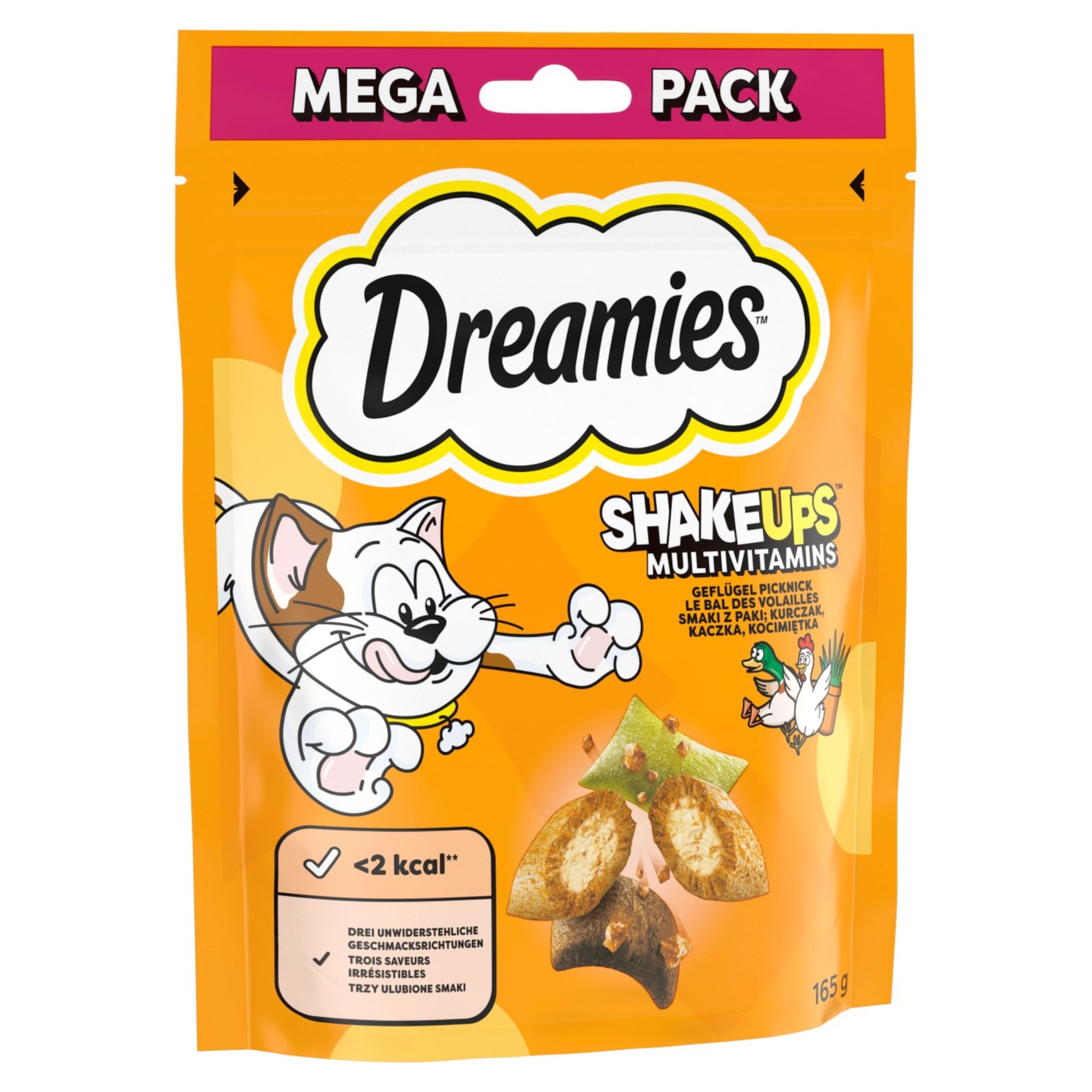Catisfactions Shakeups Multivitamins snacks para gatos - Pícnic de aves (4 x 165 g) - Pack Ahorro - Image 1