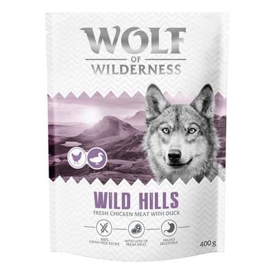 Wolf of Wilderness Adult «Wild Hills» pato, sin cereales