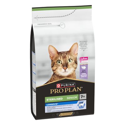 PURINA PRO PLAN Sterilised Senior 7+ Longevis pavo - Image 1