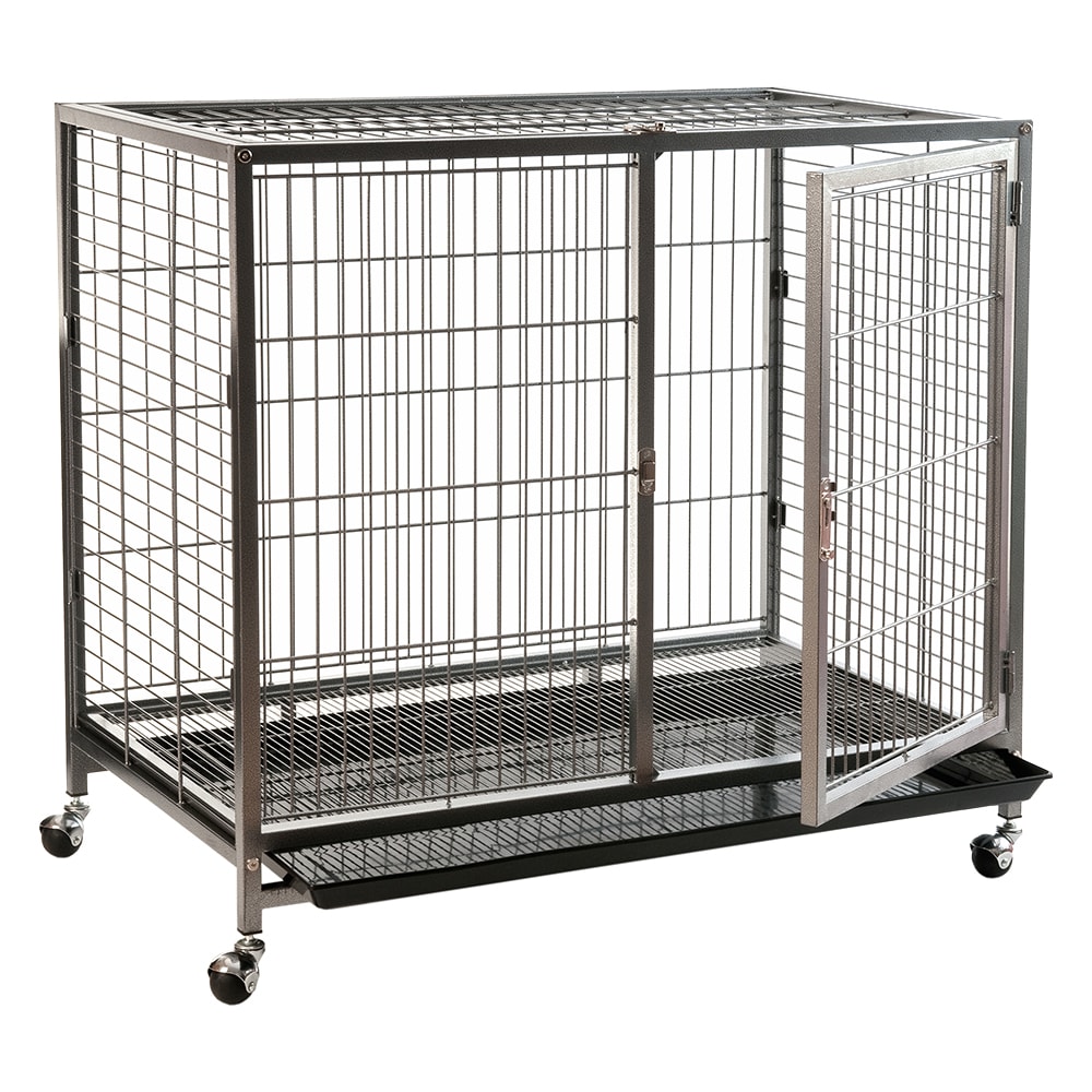 Jaula con ruedas para transporte Tabby - L: 109,5 x 70 x 87,5 cm (L x An x Al) - Image 1