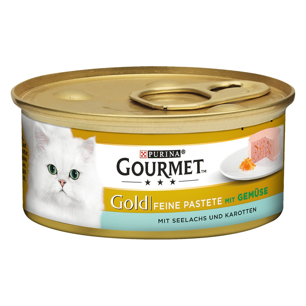 Purina Gourmet Gold Mousse 24 x 85 g - Pack Ahorro - Carbonero con zanahoria - Image 1