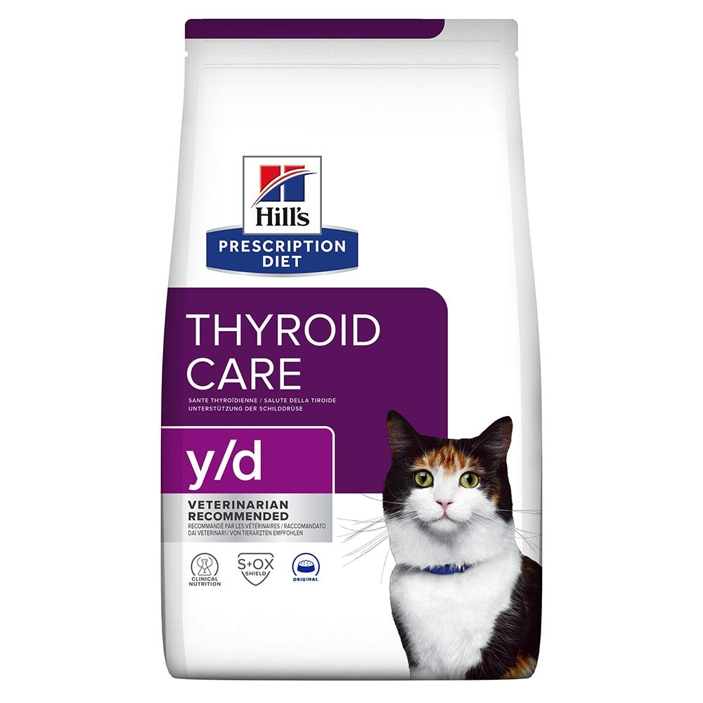 Hill's Prescription Diet y/d Thyroid Care pienso para gatos - 3 kg - Image 1