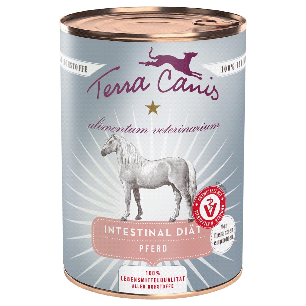 Terra Canis Alimentum Veterinarium Intestinal 12 x 400 g - Pack Ahorro - Caballo - Image 1