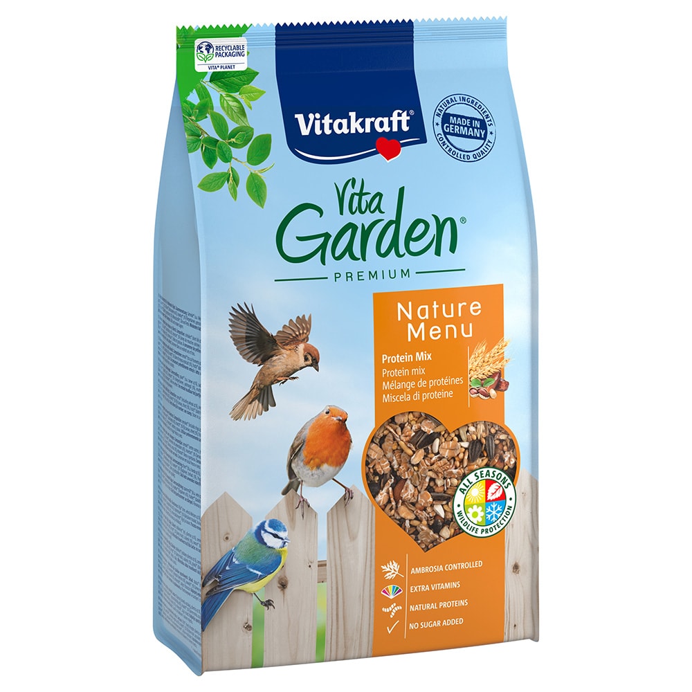 Vitakraft VitaGarden Protein Mix para aves silvestres - 5 x 1 kg - Pack Ahorro - Image 1