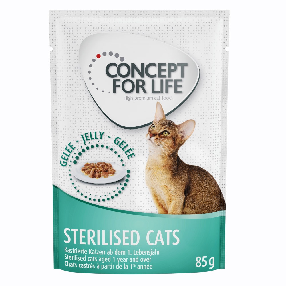 Concept for Life Sterilised Cats con pollo en gelatina - 48 x 85 g - Image 1