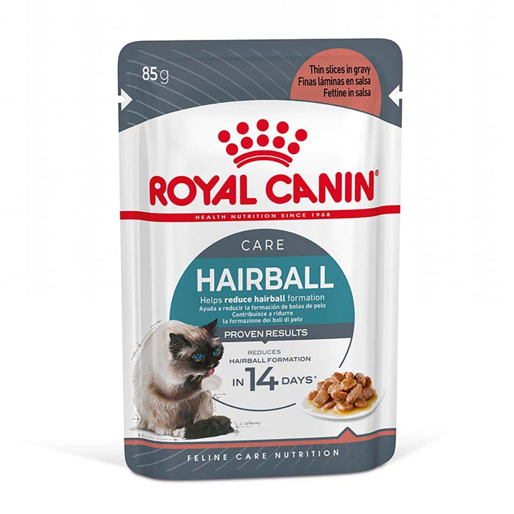 Royal Canin sobres 24 x 85 g - Pack Ahorro - Hairball Care en salsa - Image 1