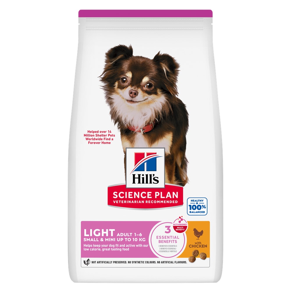 Hill's Science Plan Canine - Pack Ahorro - Adult 1-6 Light Small pollo (2 x 6 kg) - Image 1