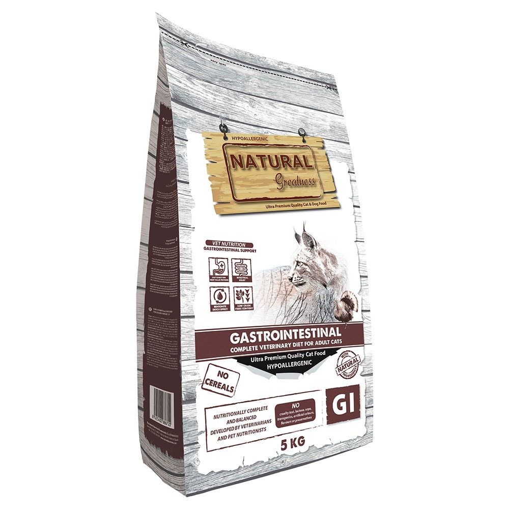 Natural Greatness Diet Vet Gastrointestinal pienso para gatos - 5 kg - Image 1