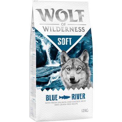 Wolf of Wilderness Soft Blue River con salmón - Image 1