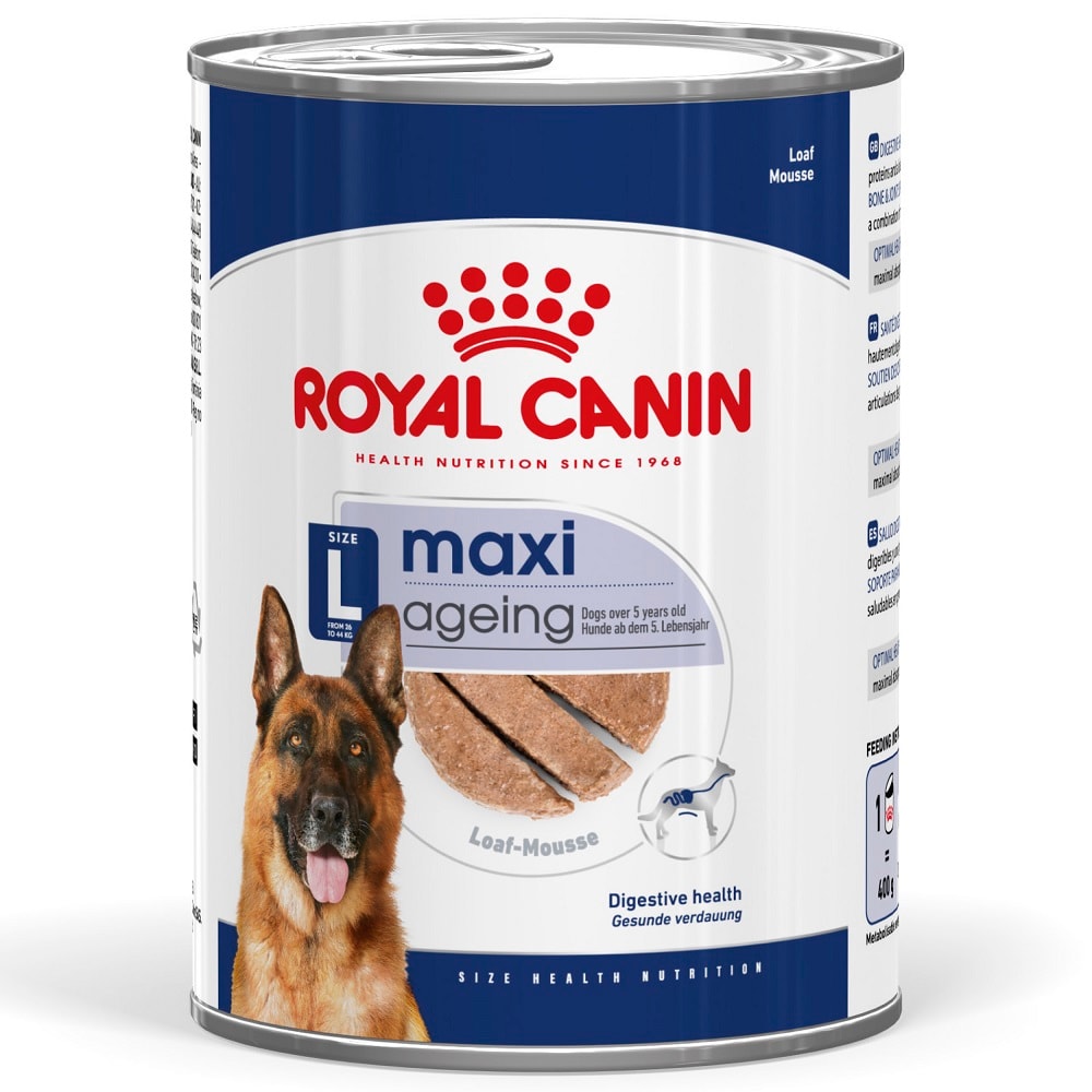 Royal Canin Maxi Ageing Mousse - 24 x 410 g - Pack ahorro - Image 1