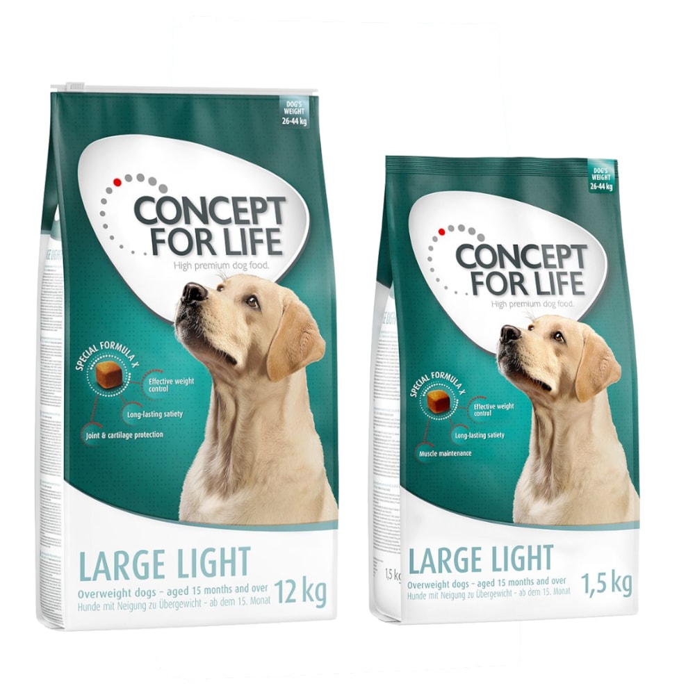 Concept for Life 13,5 kg pienso para perros en oferta: 12 + 1,5 kg ¡gratis! - Large Light (12 + 1,5 kg) - Image 1
