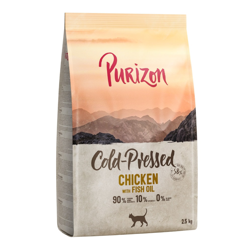 Purizon Coldpressed con pollo y aceite de pescado, prensado en frío - 2,5 kg - Image 1