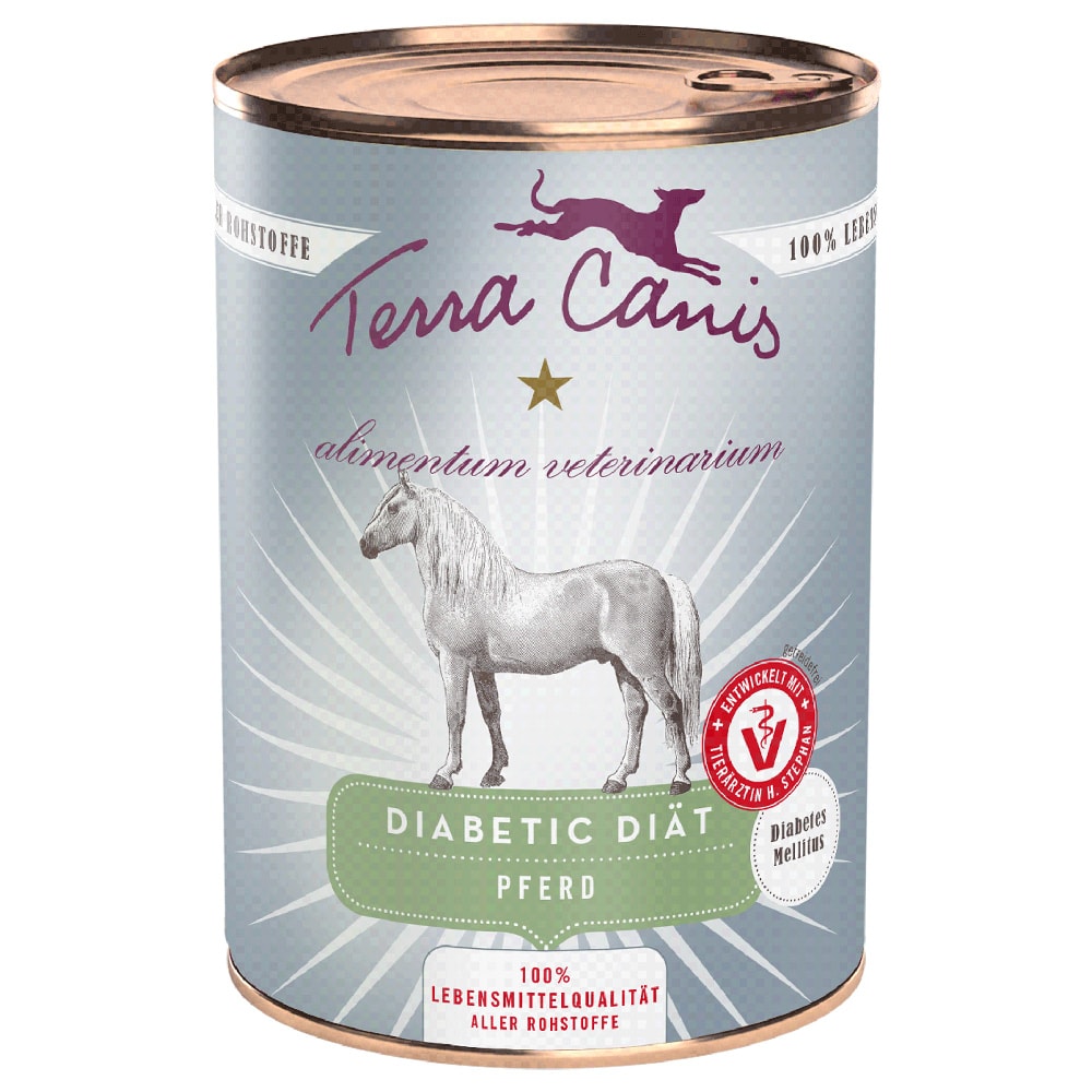 Terra Canis Alimentum Veterinarium Diabetic 6 x 400 g - Caballo - Image 1