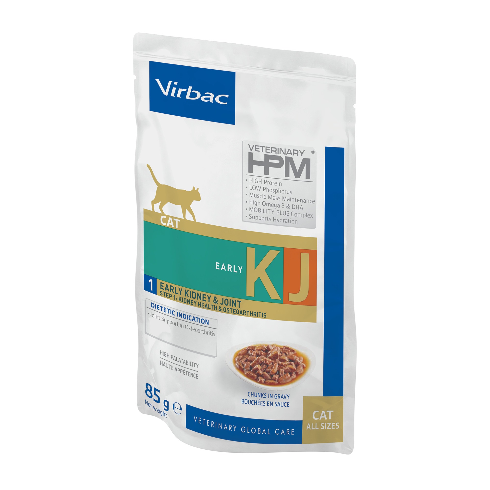 Virbac Veterinary Cat Early Kidney & Joint KJ1 - 24 x 85 g - Image 1