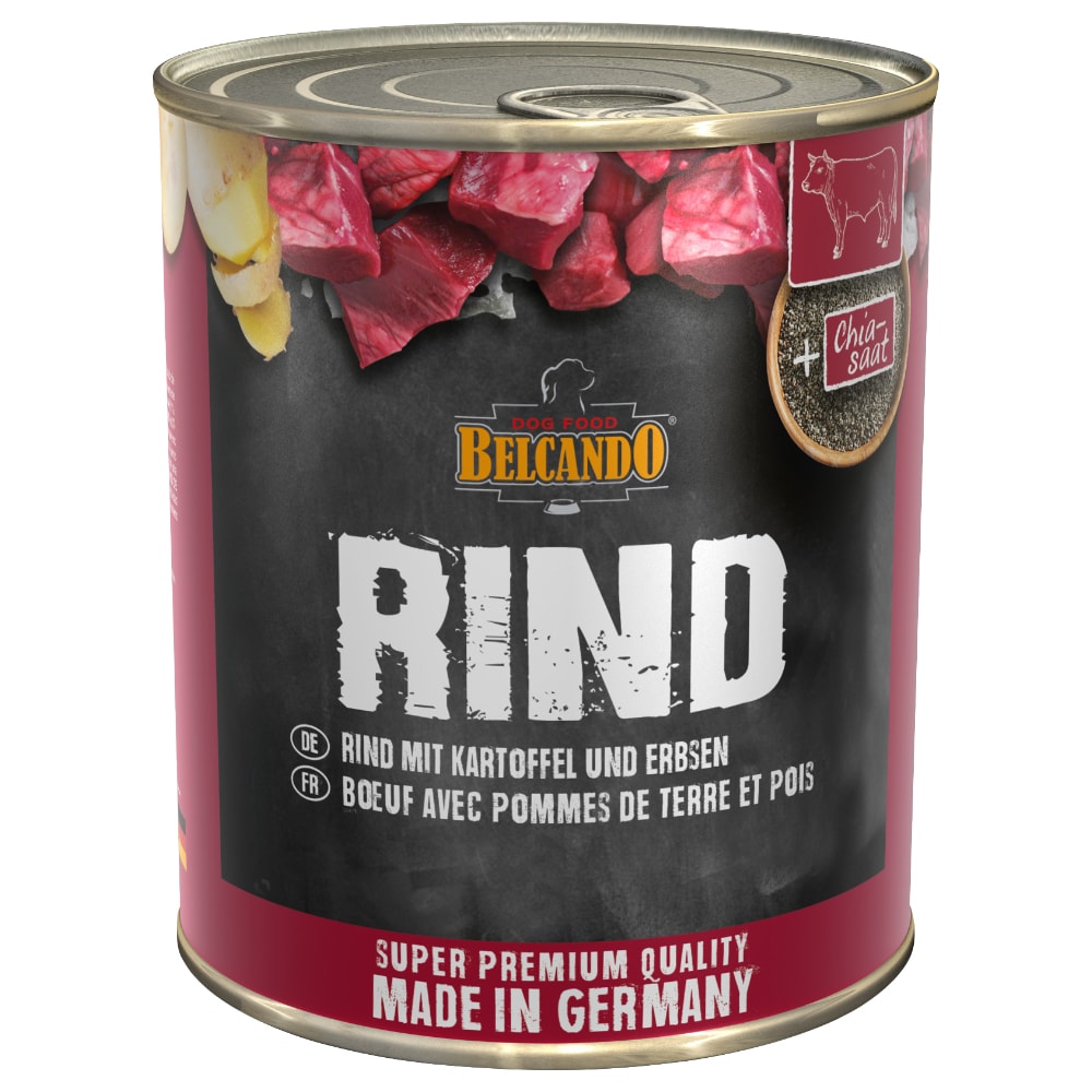 Belcando Super Premium 6 x 800 g - Vacuno con patatas y guisantes - Image 1