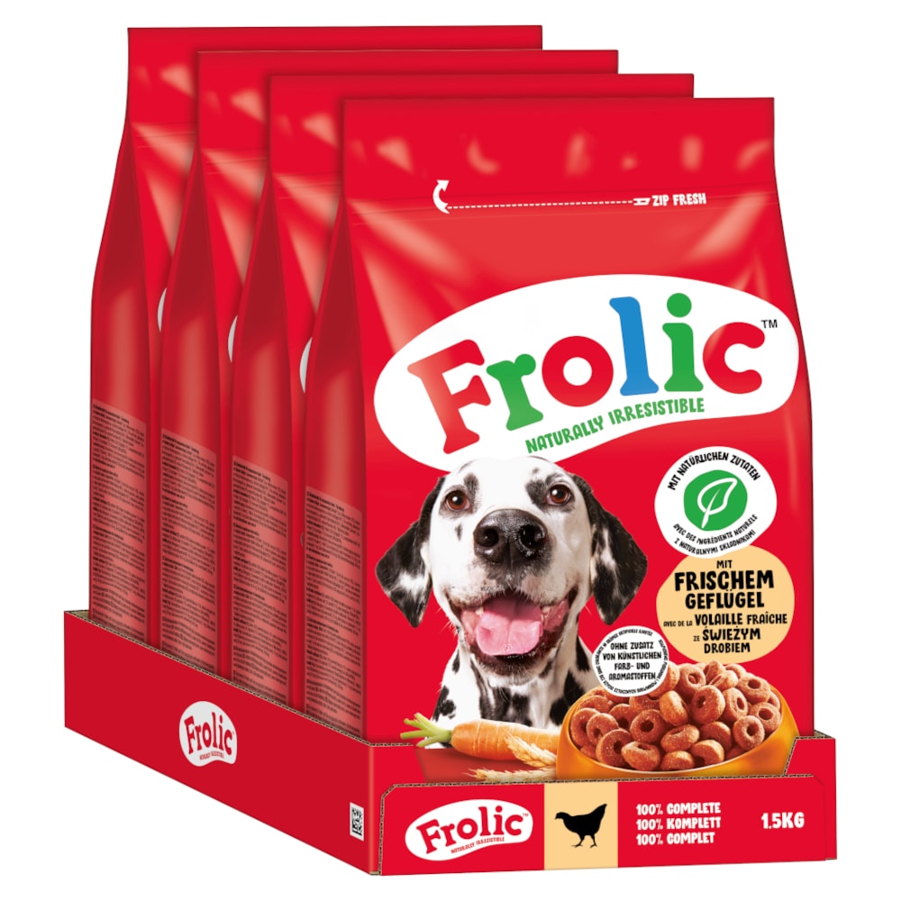 Frolic aves, verduras y arroz - 6 kg (4 x 1,5 kg) - Image 1