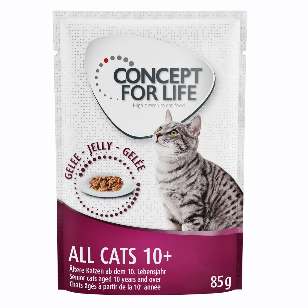 Concept for Life All Cats 10+ en gelatina - 24 x 85 g - Image 1