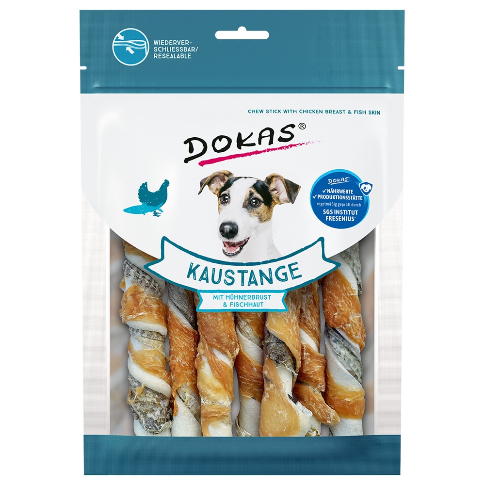 Dokas rollitos con pechuga de pollo y piel de pescado - 6 x 170 g - Pack Ahorro - Image 1
