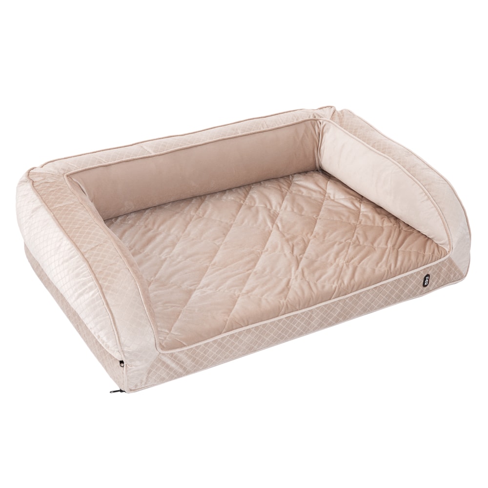 TIAKI Wellness sofá para perros - 100 x 65 x 30 cm (L x An x Al), beige - Image 1
