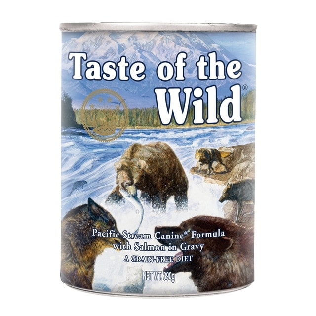 Taste of the Wild - Comida húmeda para perros adultos Taste of the Wild Pacific Stream en salsa salmón 390 g. - Image 1