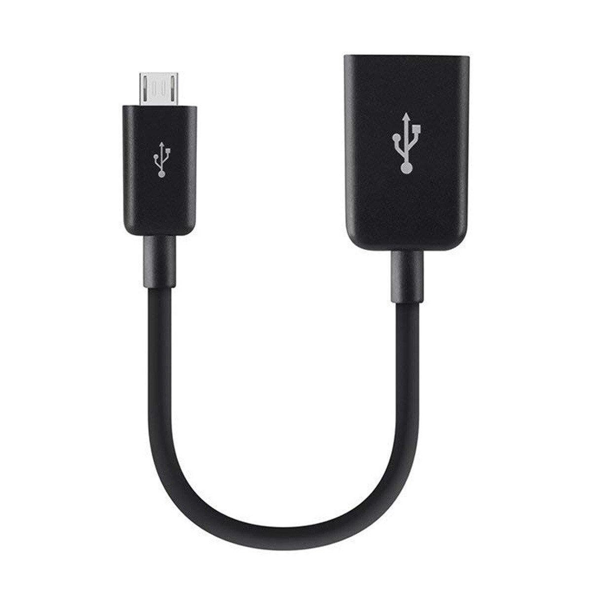 Belkin - Adaptador de USB Belkin On-the-Go a Micro-USB, 12 cm - negro. - Image 1