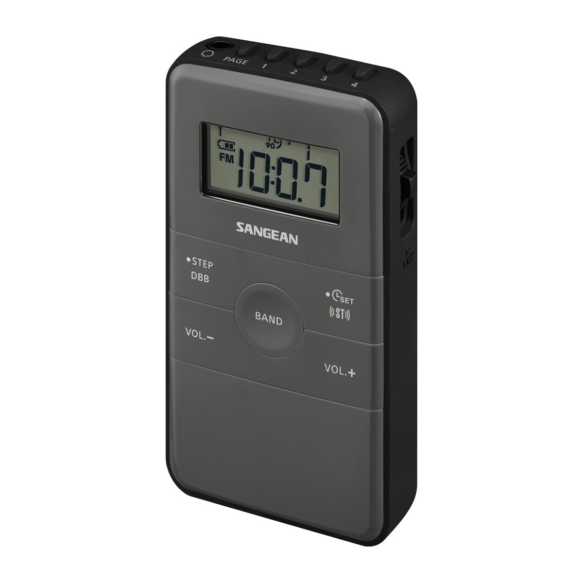 Sangean - Radio de bolsillo Sangean Pocket 140 Gris. - Image 1