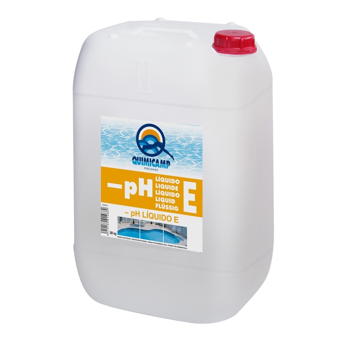 Quimicamp - Reductor pH Piscinas Líquido 6 kg. - Image 1