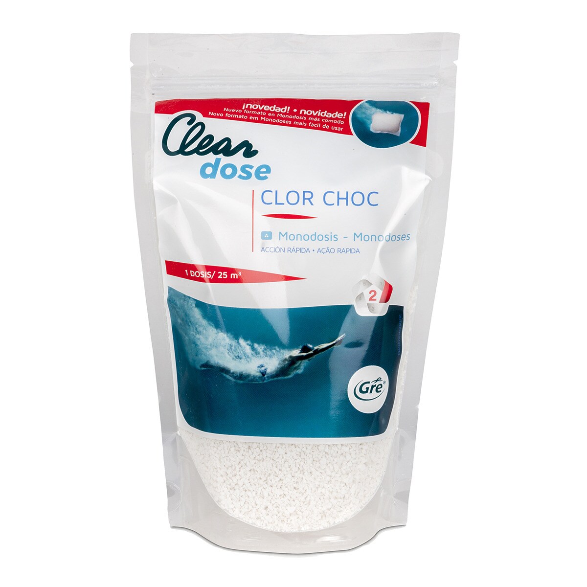 Gre - Cloro Choque Granulado Monodosis 300 g. - Image 1