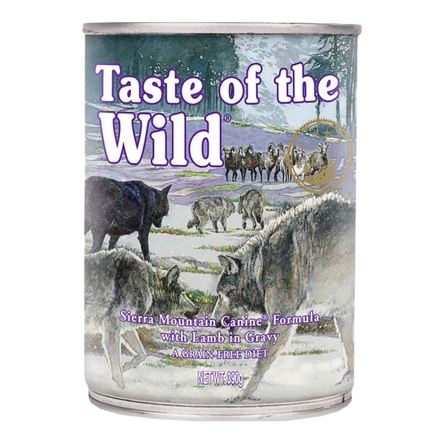 Taste of the Wild - Comida húmeda para perros adultos Taste of the Wild Sierra Mountain paté cordero 390 g. - Image 1
