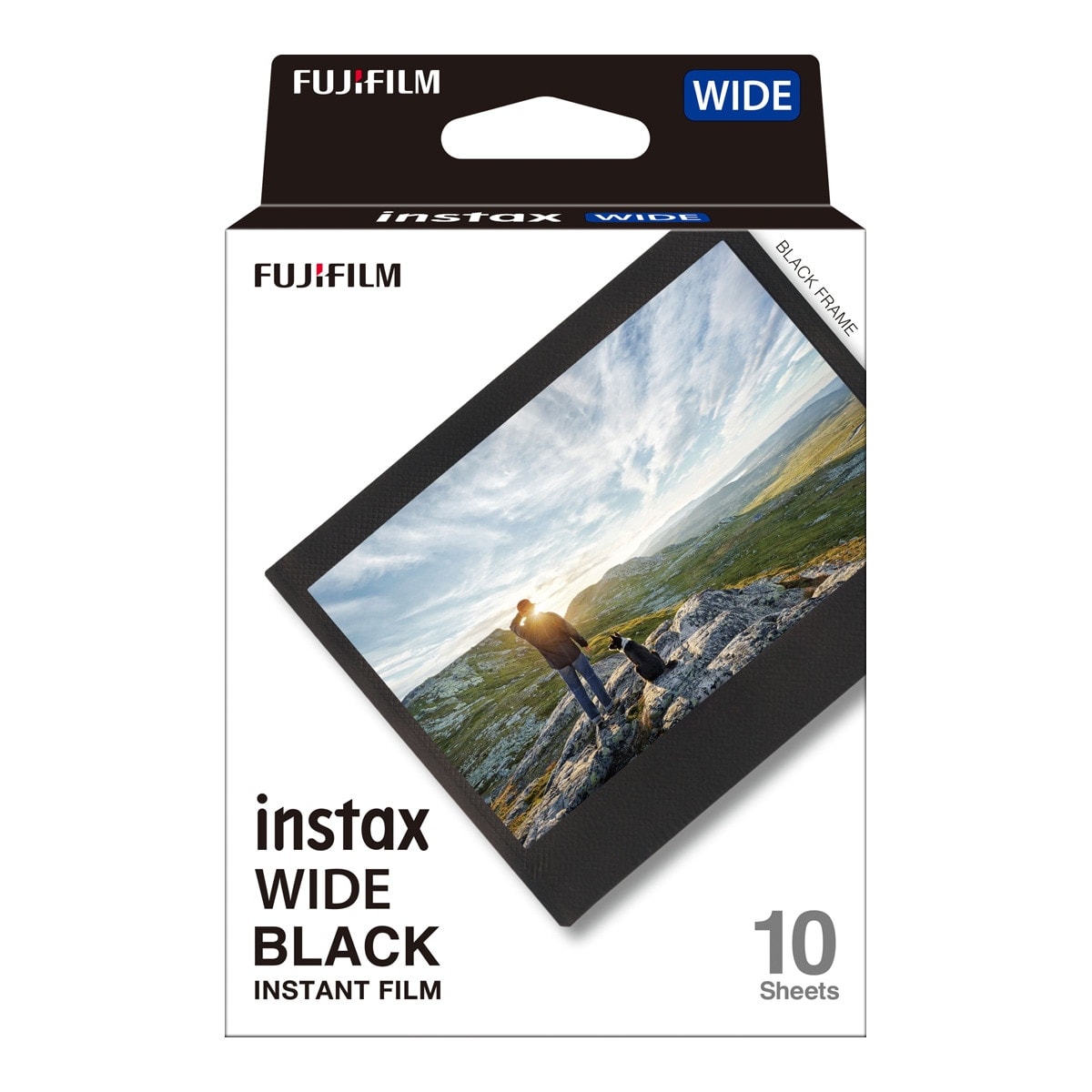 Fujifilm - Película instantánea Fujifilm Instax Wide Black Frame WW1. - Image 1
