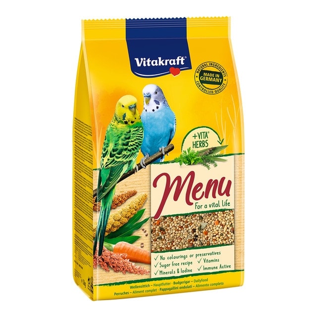Vitakraft - Alimento para pájaros Vitakraft Menú Premium periquitos 1 kg. - Image 1