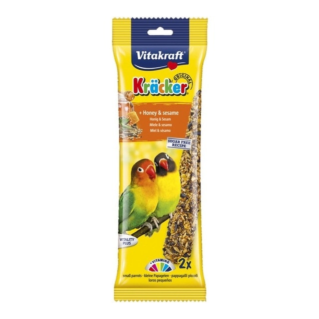 Vitakraft - Snack para pájaros Agapornis Vitakraft miel y sésamo 2 uds. - Image 1