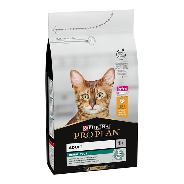 Purina Pro Plan - Pienso para gatos adultos Purina Pro Plan Renal Plus pollo y arroz 1,5 kg. - Image 1