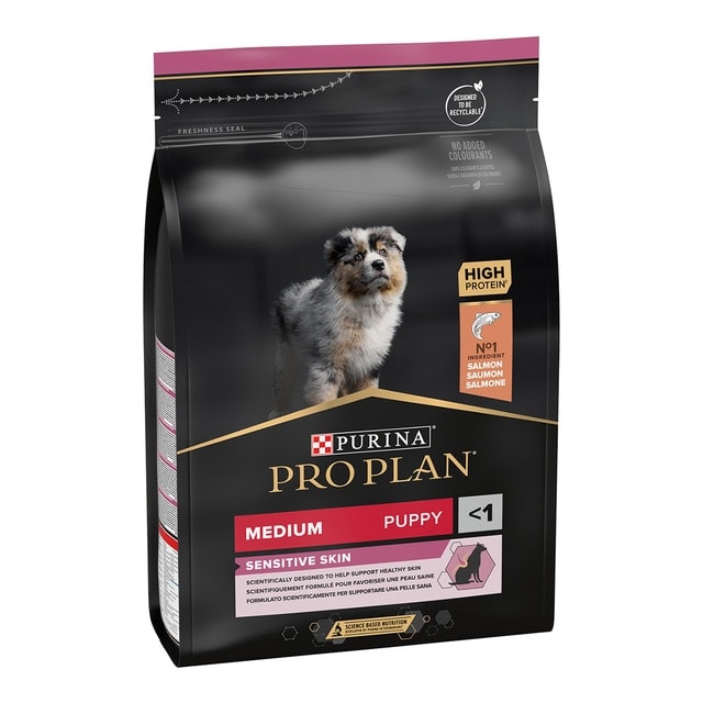 Purina Pro Plan - Pienso para perros cachorros medianos Purina Pro Plan Sensitive Skin salmón 3 kg. - Image 1