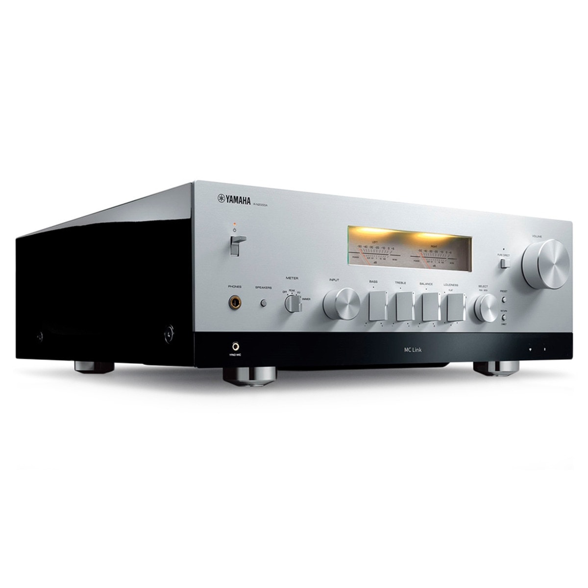 Yamaha - Receptor estéreo en Red Yamaha MusicCast R-N2000 plata. - Image 1