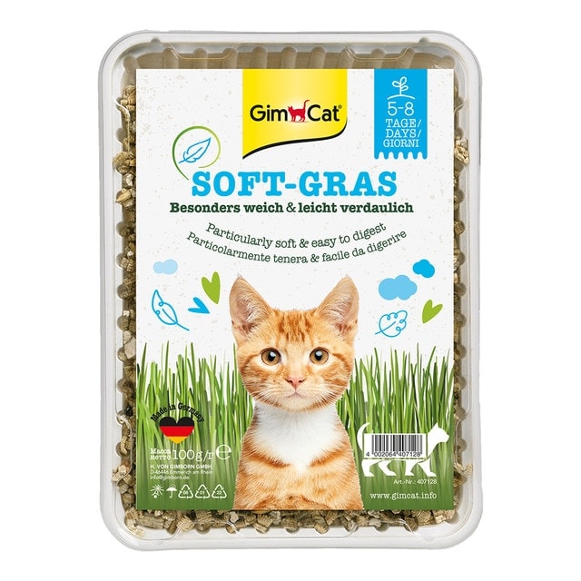 GimCat - Hierba para gatos Gimcat Soft Gras 100 g. - Image 1