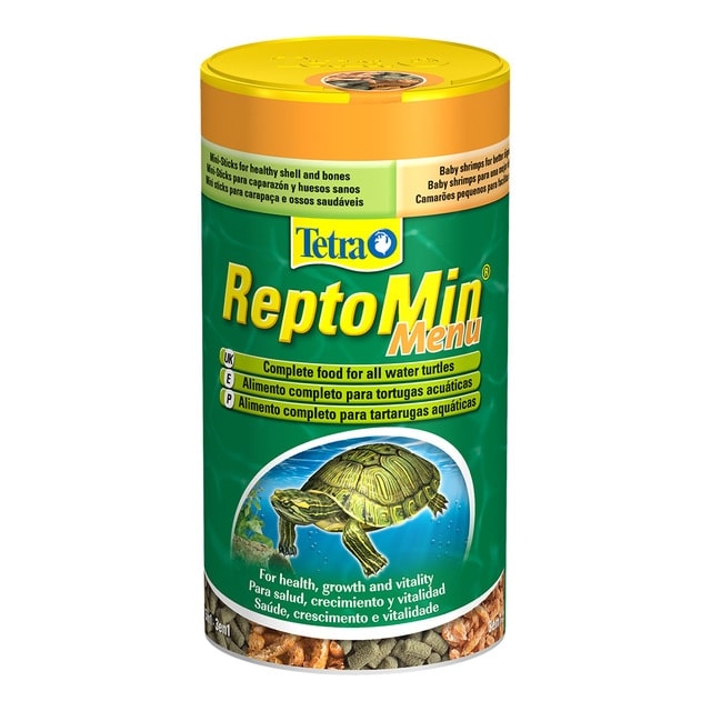 Tetra - Comida para tortugas acuáticas Tetra ReptoMin menú 3 en 1 250 ml. - Image 1