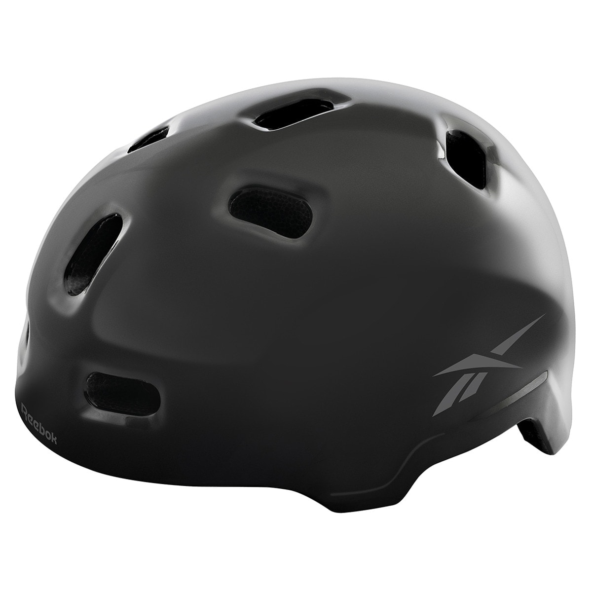 Reebok - Casco protector Reebok City negro brillo talla M para patinets y bicicletas. - Image 1