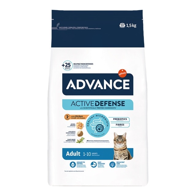 Advance - Pienso para gatos adultos Advance pollo. - Image 1