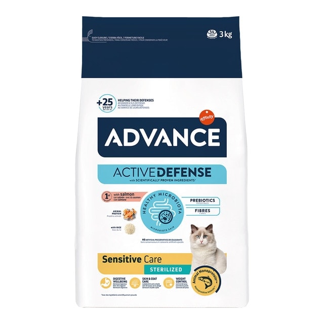 Advance - Pienso para gatos adultos Advance Sterilized Sensitive salmón y cebada. - Image 1