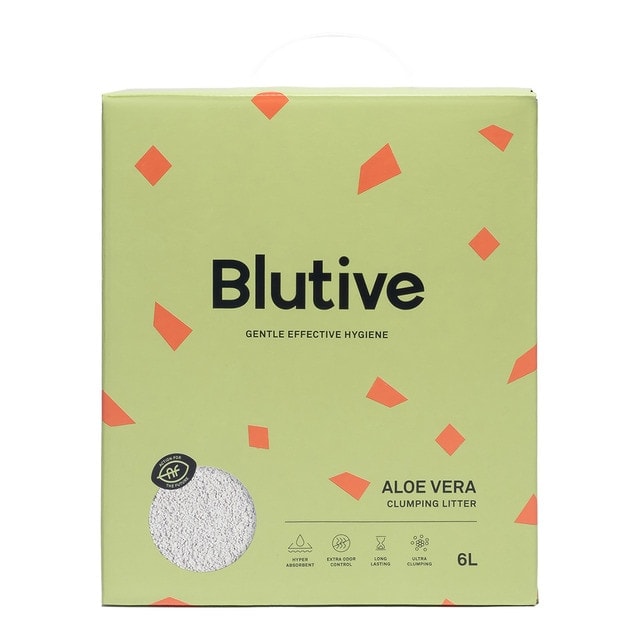 Blutive - Lecho ultra aglomerante Blutive para gatos aroma Aloe Vera 6 L. - Image 1