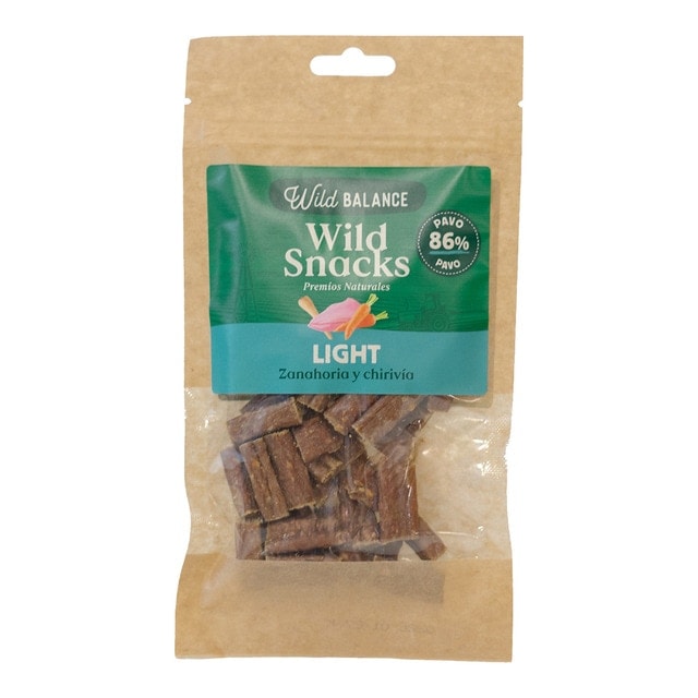 Wild Balance - Snacks para perros Light Wild Balance Pavo con zanahoria y chirivía 75 gr. - Image 1