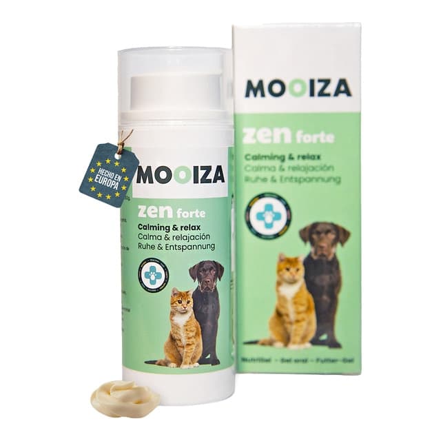 Mooiza - Gel calmante para perros y gatos Zen Forte Mooiza herbal 50 ml.