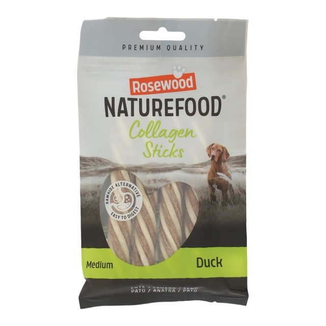 Rosewood - Snacks para perros adultos Naturefood Colagen stick Rosewood pato 100 g. - Image 1