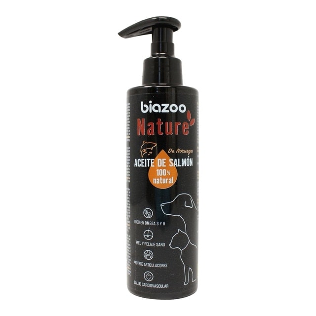 Biazoo - Suplemento para perros y gatos Biazoo aceite de salmón 200 ml. - Image 1