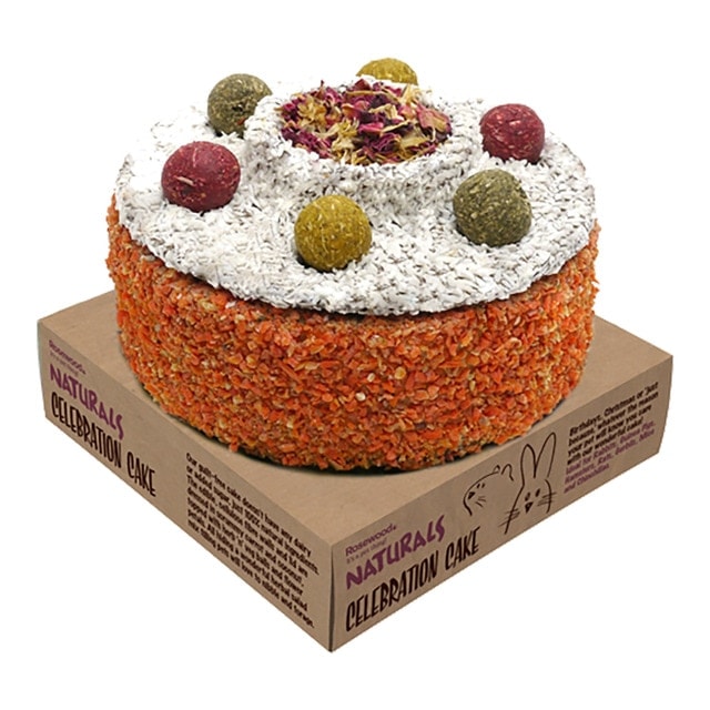 Rosewood - Snack para conejos y roedores adultos Rosewood en forma de pastel con hierbas y verduras 230g. - Image 1