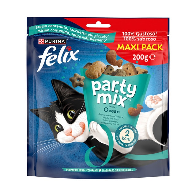 Felix - Snack para gatos adultos Félix Party Mix Ocean Mix. - Image 1